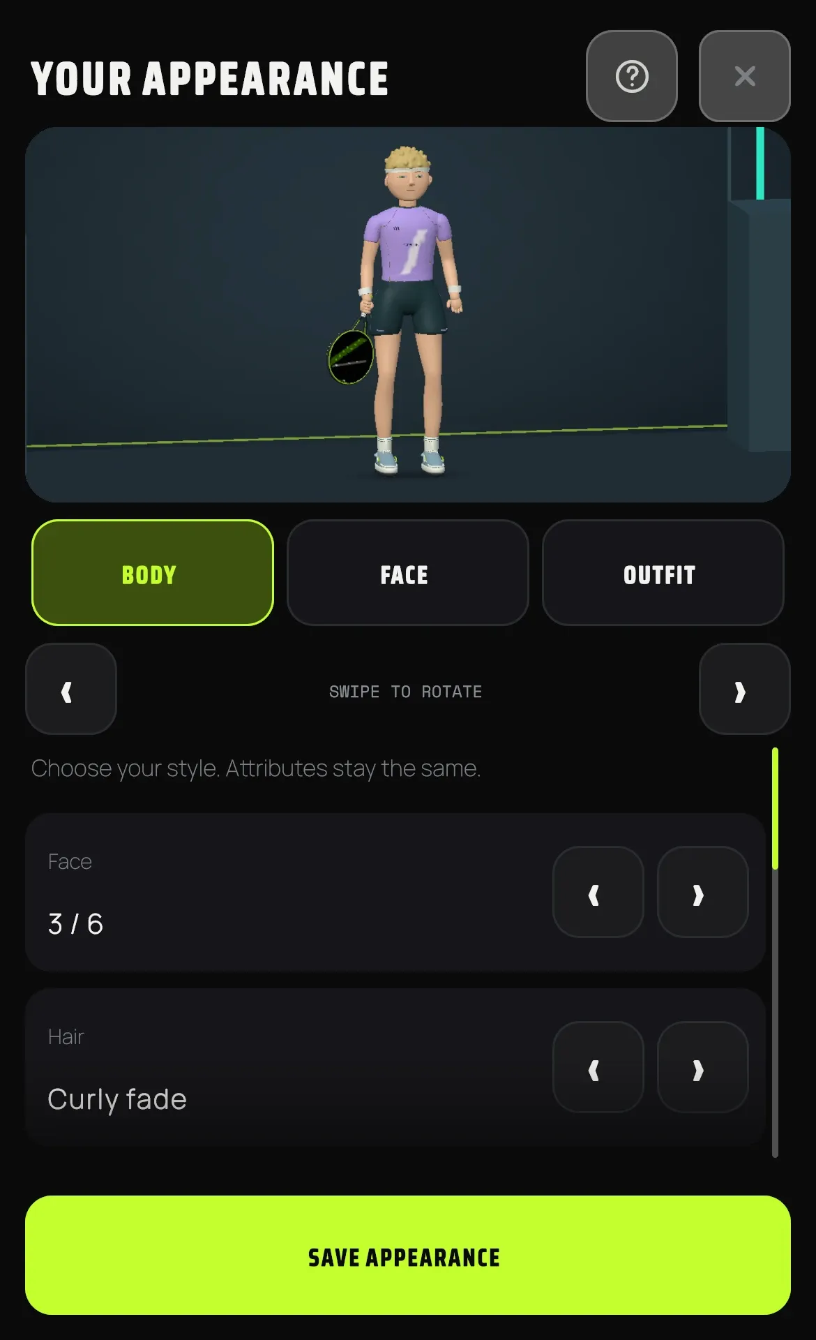 Your player, your style